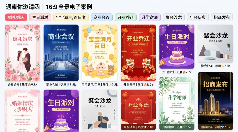 告别熬夜做请柬！高效邀请函制作方法，小白也能一键出成品